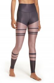 Alo Airbrush High Waist Leggings Anthracite at Nordstrom